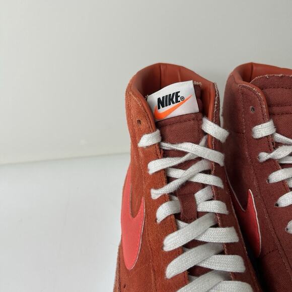 Nike Blazer Mid '77 Vintage Suede Mix Mantra Orange Men's 12 Shoes CZ4609-800 - Picture 4 of 10